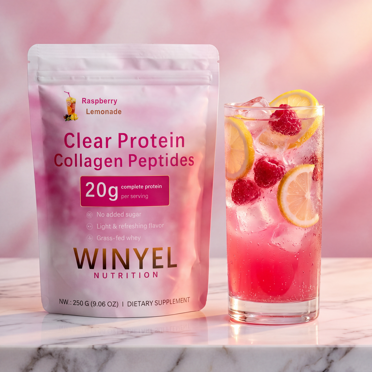 WINYEL Clear Protein Collagen Peptides